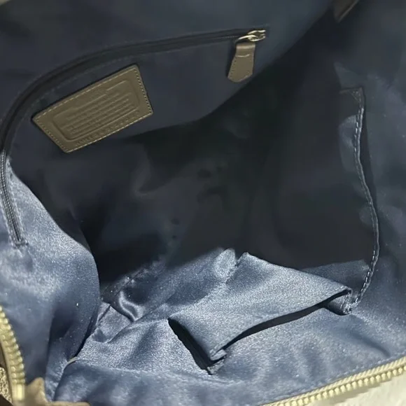 Coach Madison Kelsey Satchel Bag Medium Gray Snake Print - Picture 2 of 4